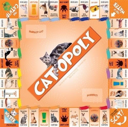 Cat-opoly Board Game
