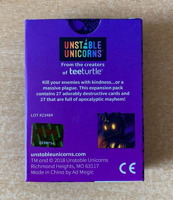 Unstable Unicorns Rainbow Apocalypse Expansion Pack