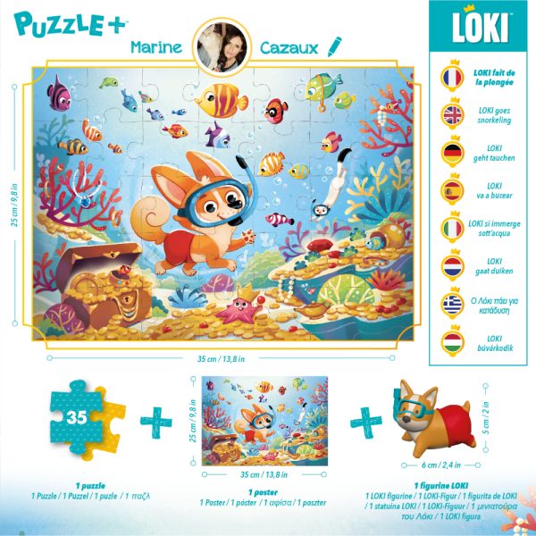 LOKI Puzzle Loki Goes Snorkeling (35pc)